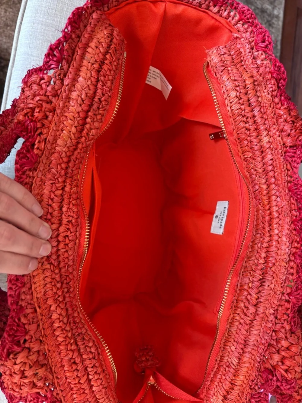 kate spade x Target Raffia Bow Tote Bag - Picture 5 of 5